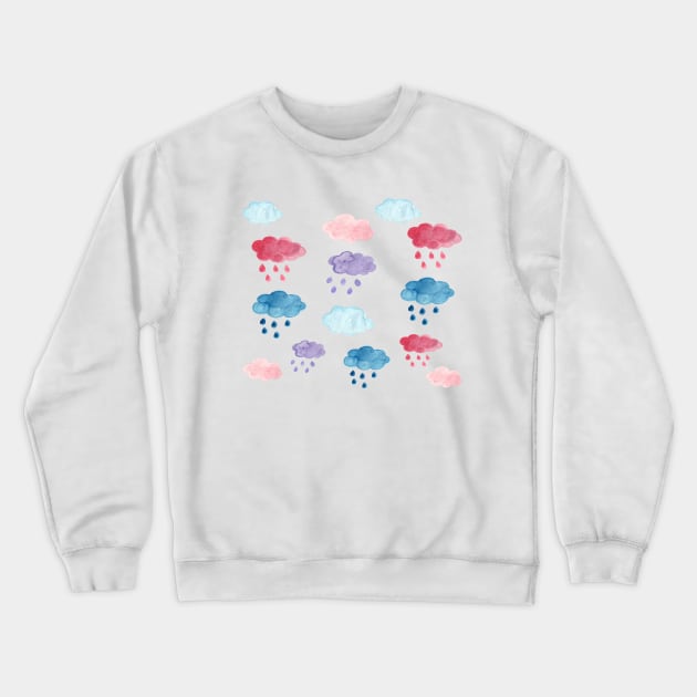 Cloudy Crewneck Sweatshirt by KaylaPhan